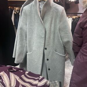 ARITZIA Wilfred Soft Gray Wool and Cashmere Coat